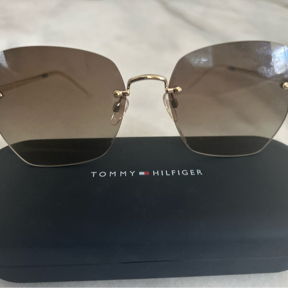 Tommy Hilfiger Women's Contemporary Rectangular Sunglasses